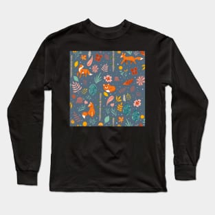 Woodland foxes Long Sleeve T-Shirt